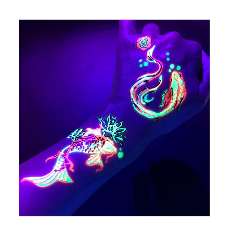 d'IRIS studio تاتو مؤقت - توهج (سمكة كوي) - Image 2